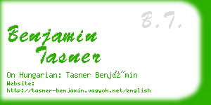 benjamin tasner business card